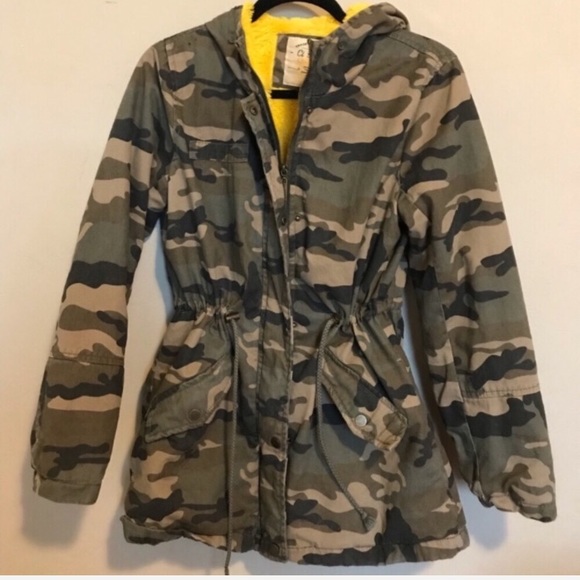 CI SONO | Anorak Camo Coat Jacket Fur - Picture 4 of 4